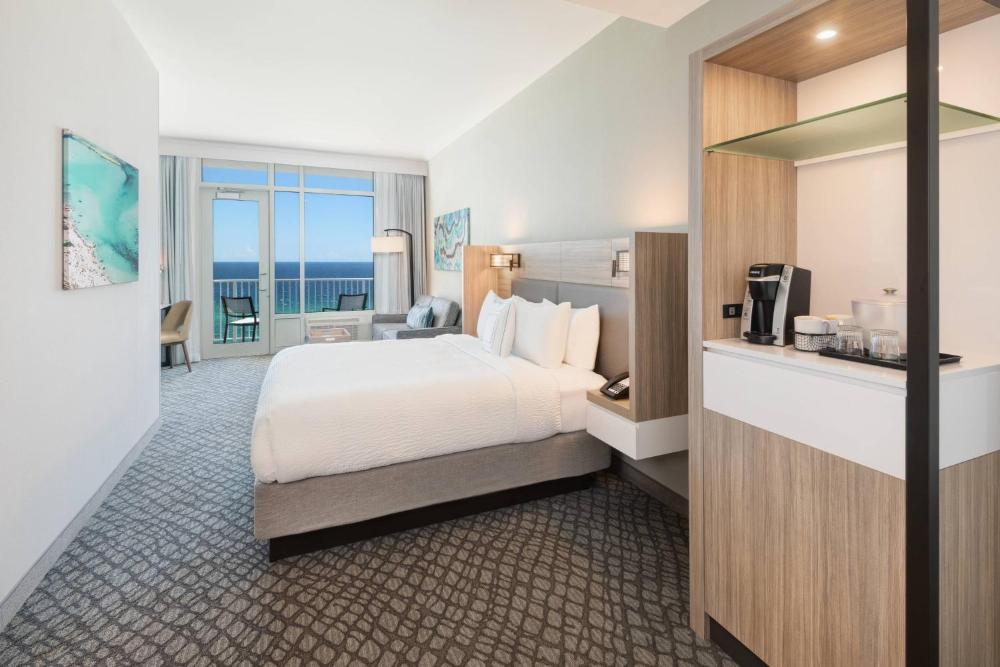Suite, 1 King, Sofa bed, Gulf view, Balcony interior